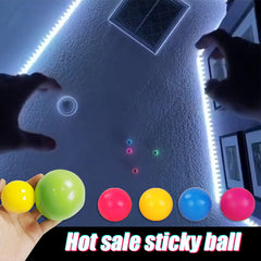 スティックウォールボール ストレス解消おもちゃ 粘着スカッシュボール