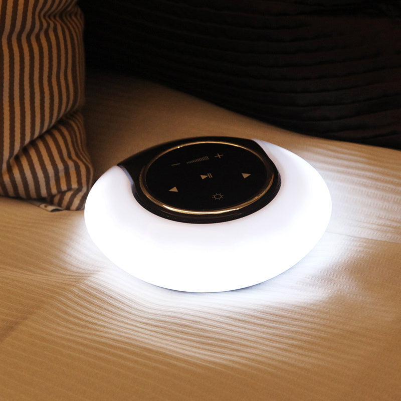 クリエイティブ Bluetooth サブウーファー ステレオスピーカー LED デスクランプ 無段階調光 折りたたみ式 タッチ式 雰囲気 ナイトライト