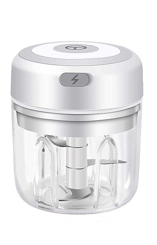 ミニ電動ガーリックチョッパー USB充電式ジンジャーマッシャーマシン 頑丈で耐久性のあるチリ野菜クラッシャー キッチンツール