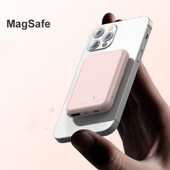 ミニ急速充電磁気ワイヤレスパワーバンク5000MAhポータブル