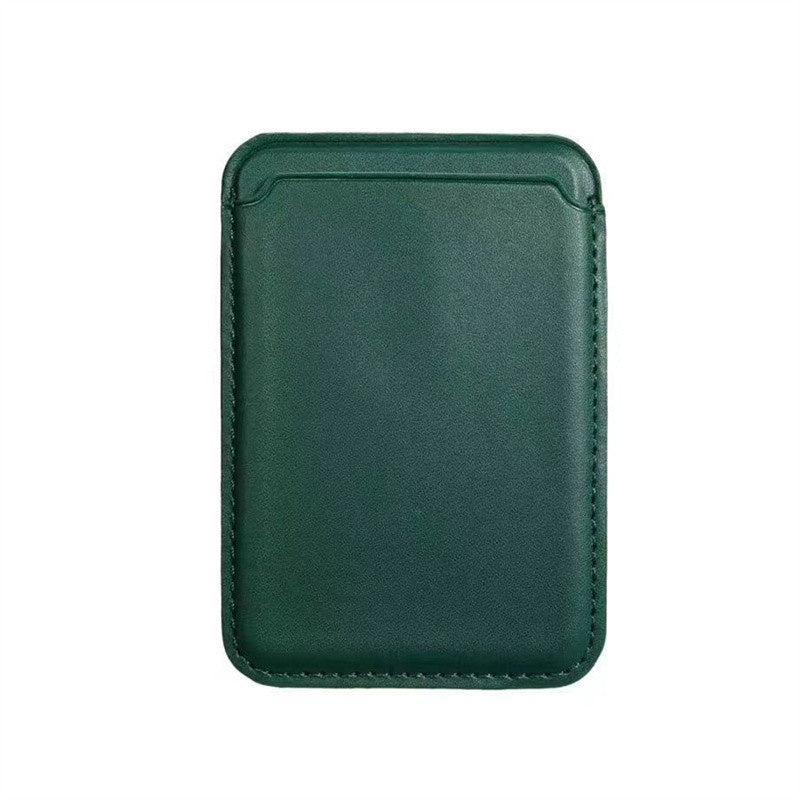 Magsafe対応 高級レザー カードホルダー ウォレットケース 14 Pro Max 13 12 携帯バッグ 吸着 アクセサリーカバー