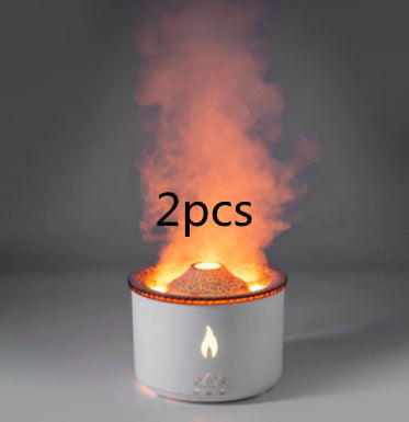 新しいクリエイティブな超音波エッセンシャルオイル加湿器火山アロマセラピーマシンスプレークラゲエアフレーム加湿器ディフューザー