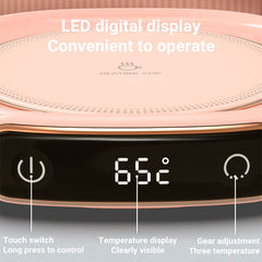 コーヒーマグウォーマー 暖かいコースター スマート加熱カップ 断熱 一定温度コースター 加熱パッド デスクトップ