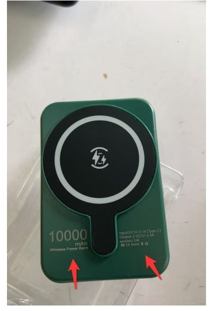 ミニ急速充電磁気ワイヤレスパワーバンク5000MAhポータブル