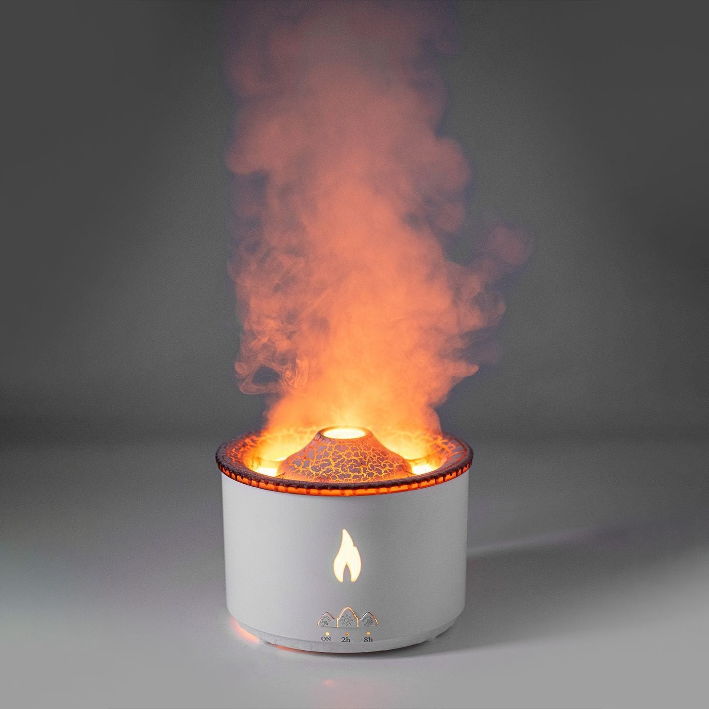 新しいクリエイティブな超音波エッセンシャルオイル加湿器火山アロマセラピーマシンスプレークラゲエアフレーム加湿器ディフューザー