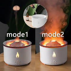 新しいクリエイティブな超音波エッセンシャルオイル加湿器火山アロマセラピーマシンスプレークラゲエアフレーム加湿器ディフューザー