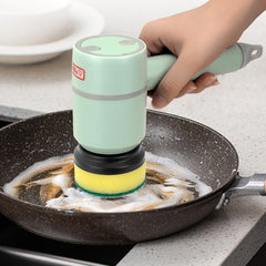 電動洗浄ブラシ 食器洗いブラシ 自動ワイヤレス USB充電式 プロ仕様 キッチン 浴槽 タイル洗浄ブラシ