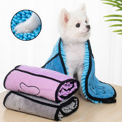 犬猫用タオル 超吸収性 犬用バスローブ マイクロファイバーバスタオル 速乾性 猫用バスタオル ペット用タオル 犬用タオル ペット用品